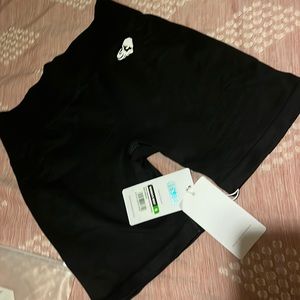 womens best power seamless cycling shorts black medium